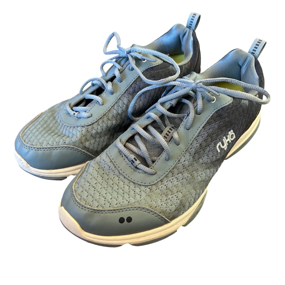 Ryka Devotion XT Training Shoes Womens Blue Gradient Cross Trainers Size 8.5
